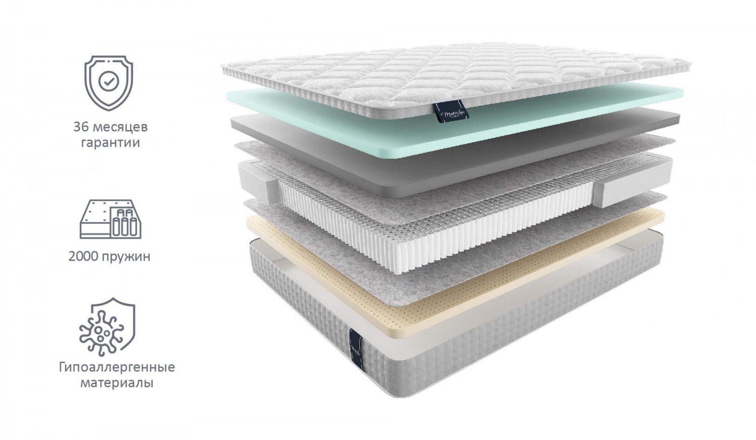 Матрас MaterLux Azzurro New Матрас MaterLux Azzurro New