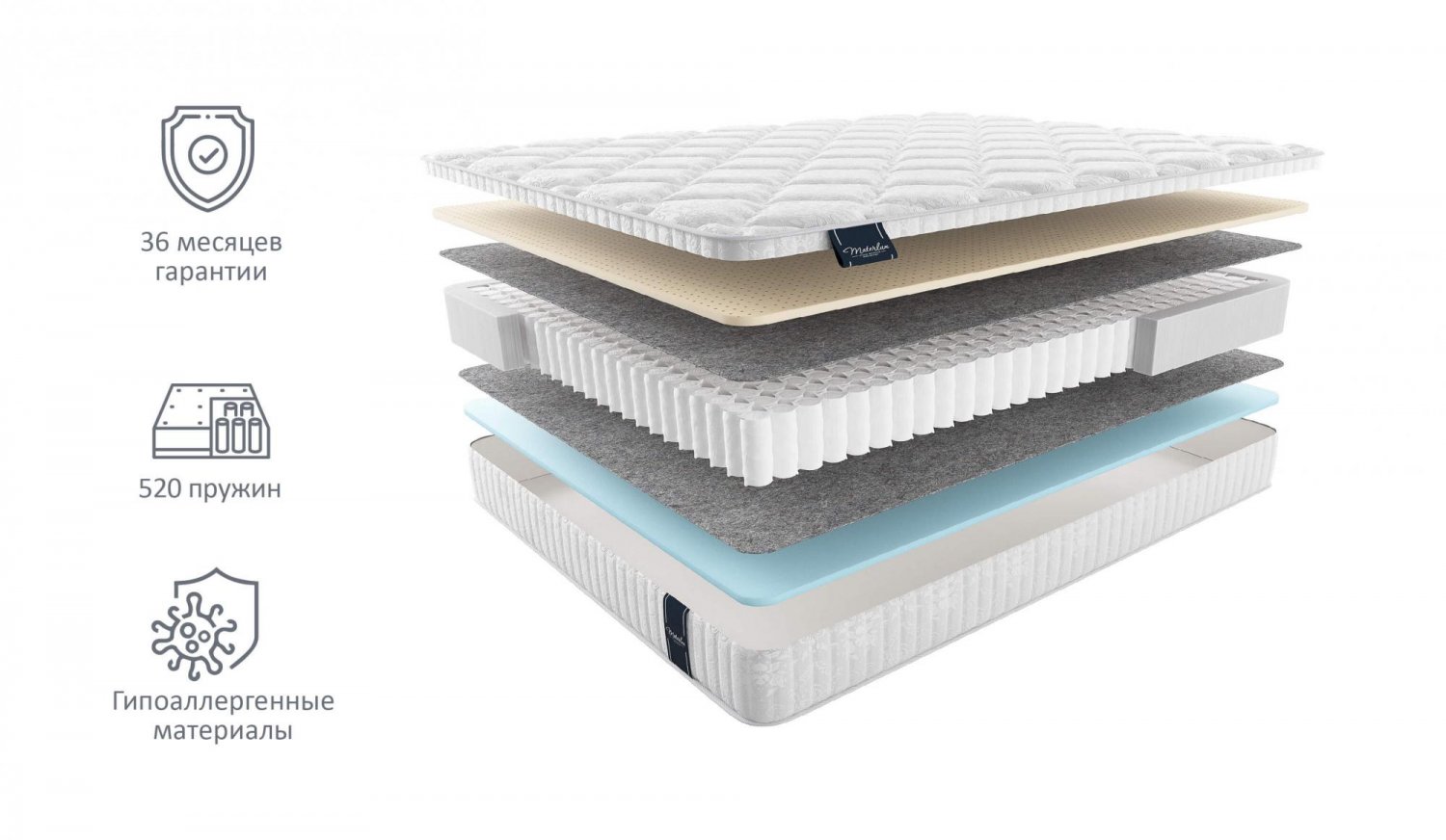 Матрас MaterLux Ecologic Dream Maxi Матрас MaterLux Ecologic Dream Maxi